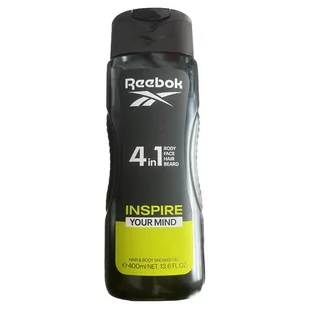 Reebok, Inspire Your Mind 4w1, Energetyzujący Żel pod Prysznic, 400ml - Kosmetyki do kąpieli - miniaturka - grafika 1