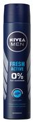 Dezodoranty i antyperspiranty męskie - Nivea Men Fresh Active Dezodorant w sprayu 200 ml 072876 - miniaturka - grafika 1