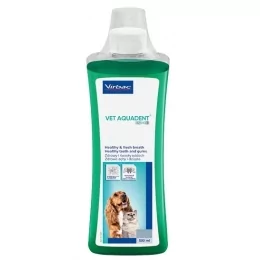 VIRBAC VET AQUADENT 500 ml  higiena zębów psów i kotów - Suplementy i witaminy dla kotów - miniaturka - grafika 1