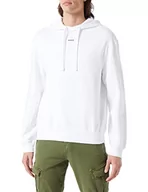 Bluzy męskie - HUGO Męska bluza Dapo White100, XXL, White100, XXL - miniaturka - grafika 1