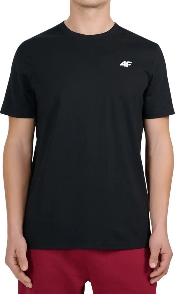 4f Koszulka męska 4F M3341 czarna 4FWMM00TTSHM3341 20S M