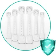 Zabezpieczenia dla dzieci - Zabezpieczenie blokada szafek szuflad drzwi mebli przed dziećmi 6szt Ricokids - miniaturka - grafika 1