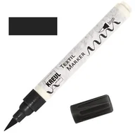 Zabawki kreatywne - PISAK PĘDZELKOWY DO MALOWANIA TKANIN marker mazak Brush Textil Kreul CZARNY - miniaturka - grafika 1