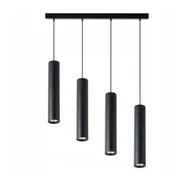 Lampy sufitowe - Keon lampa wisząca 4xGU10 czarna - miniaturka - grafika 1