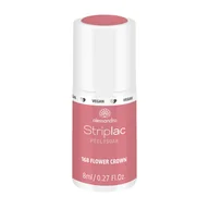 Lakiery hybrydowe - Alessandro Alessandro Striplac STRIPLAC PEEL OR SOAK VEGE FLOWER CROWN 8.0 ml - miniaturka - grafika 1