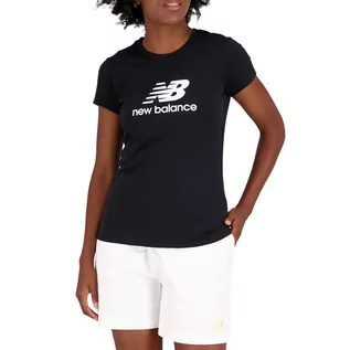 Koszulki sportowe damskie - Koszulka New Balance WT31546BK - czarna - grafika 1