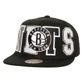 Czapki męskie - Mitchell & Ness czapka z daszkiem Varsity Bust Snapback Brooklyn Nets czarny OSFM - miniaturka - grafika 1