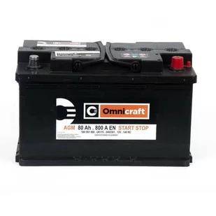 OMNICRAFT Akumulator 80Ah 800A - Akumulatory samochodowe - miniaturka - grafika 1