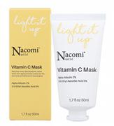 Maseczki do twarzy - Nacomi Next Level Vitamin C Mask rozjaśniająca maska z witaminą C 50ml 101130-uniw - miniaturka - grafika 1