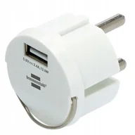 Ładowarki do telefonów - Adapter Ładowarka sieciowa USB uniwersalna zasilacz USB 2,4A do gniazdka - miniaturka - grafika 1