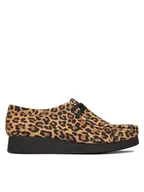 Półbuty damskie - Clarks Półbuty WallabeeEVOSh 26184612 Brązowy - miniaturka - grafika 1