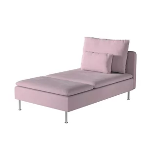 Dekoria pl pl Pokrowiec na szezlong Söderhamn zgaszony róż 93 x 151 x 83 cm Velvet 1009-704-14 - Pokrowce na meble - miniaturka - grafika 1