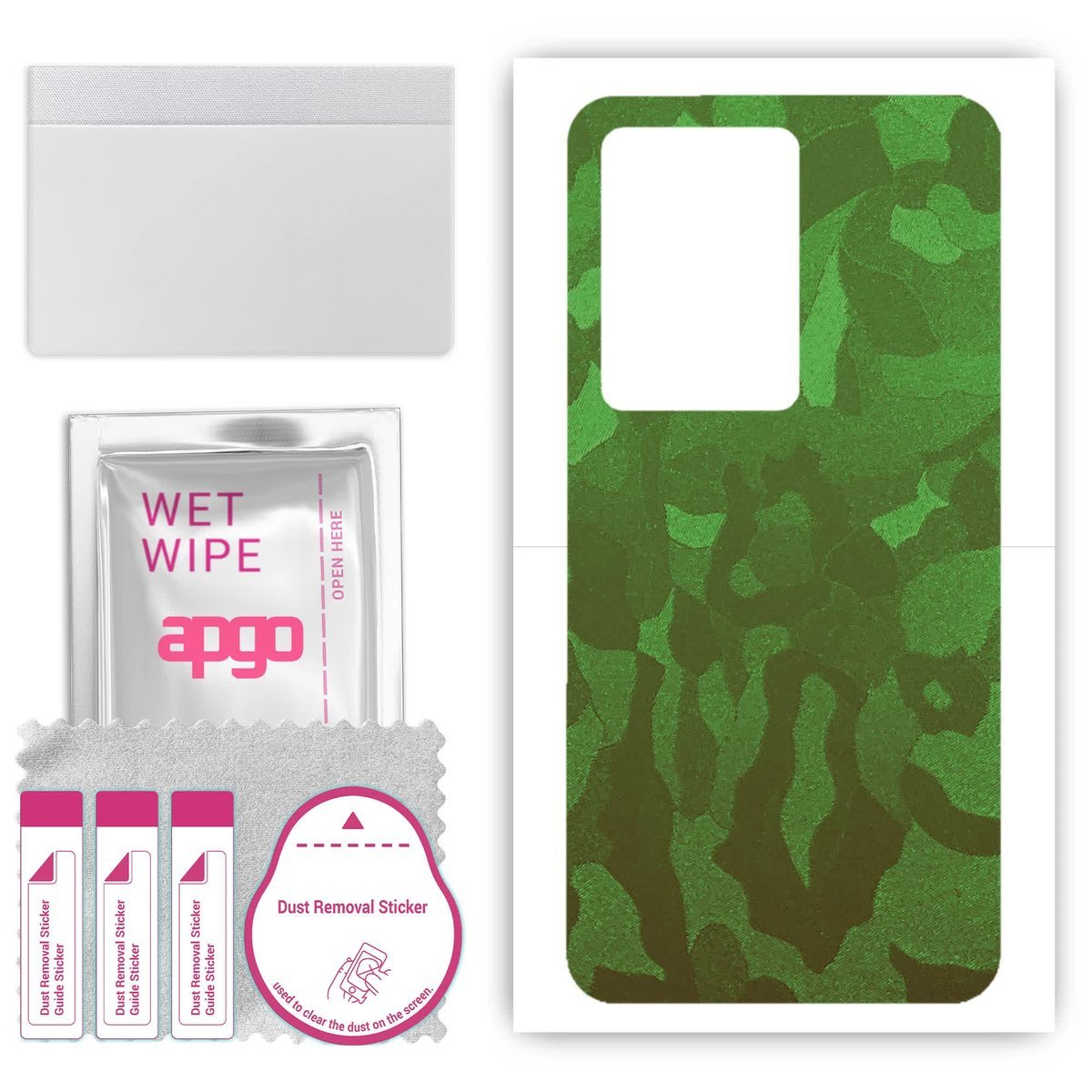 Folia naklejka skórka strukturalna na TYŁ do Realme Narzo N61 - Moro Camo Zielony - apgo SKINS