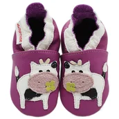 Buty dla dziewczynek - Krówka Matylda ekoTuptusie kapcie dziecięce FASTER - miniaturka - grafika 1