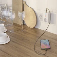 Systemy inteligentnych domów - Hama Smart gniazdo WLAN + 2x USB-A, 2300 W - miniaturka - grafika 1