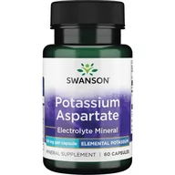 Witaminy i minerały - SWANSON Potassium Aspartate 99mg 60caps - miniaturka - grafika 1