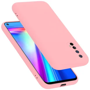 Pokrowiec Do Realme 7 5G Etui w LIQUID RÓŻOWY TPU Silikon Case Cover Obudowa Ochronny Cadorabo - Etui i futerały do telefonów - miniaturka - grafika 1