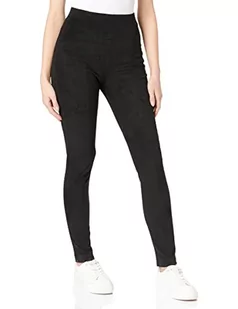 ONLY Women's ONLJENNIE Faux Suede CC OTW legginsy, czarne, S - Legginsy - miniaturka - grafika 1