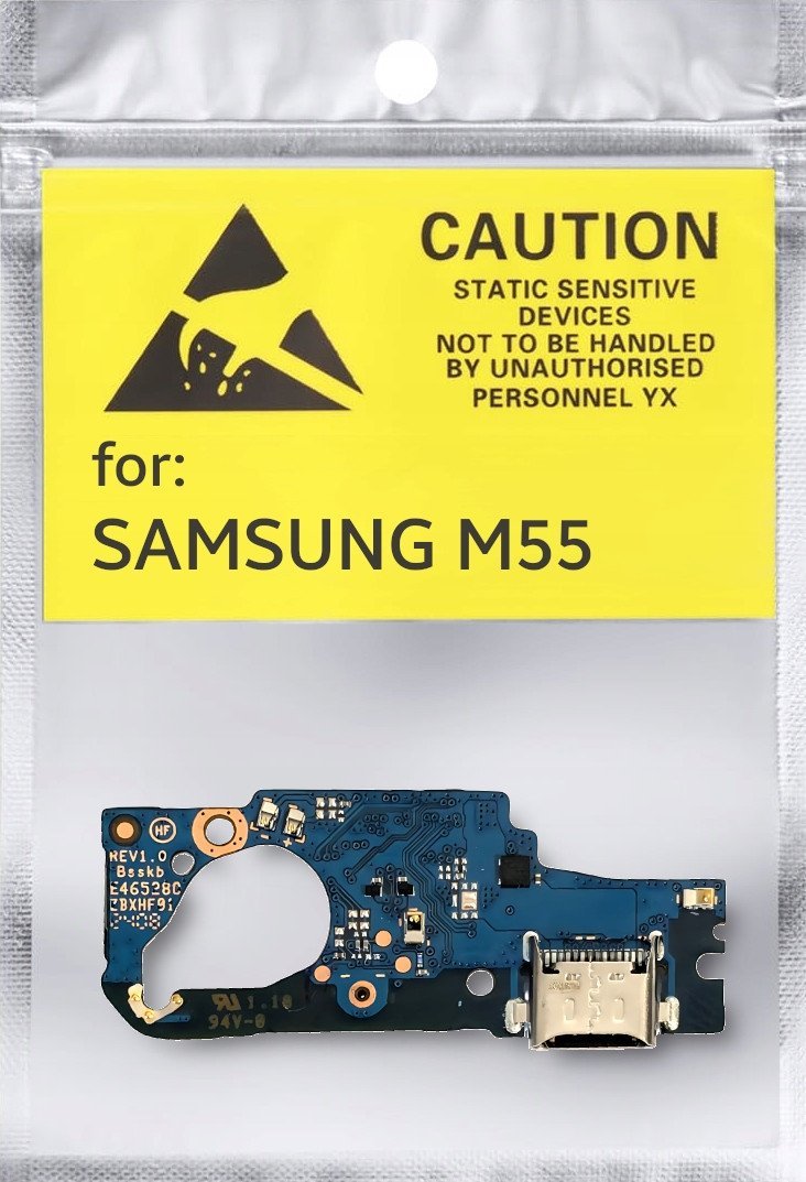 ORYGINAŁ PŁYTKA GNIAZDO ŁADOWANIA USB DO SAMSUNG M55 SM-M556B 5904858345397