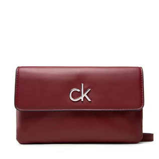 Torebki damskie - Calvin Klein Torebka Re-Lock Ew Dbl Comb Xbody W/Flap K60K608177 RED - grafika 1