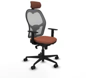Fotele i krzesła biurowe - Krzesło Biurowe Piqueras y Crespo 1D036N2 Brązowy Szary - miniaturka - grafika 1