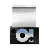 Pozostałe akcesoria fryzjerskie - O! Tools, ryflowana folia do koloryzacji włosów, Silver Moon, 500 arkuszy - miniaturka - grafika 1