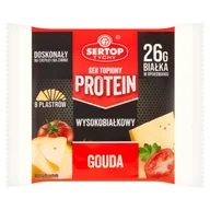 Sery - Sertop Tychy Protein Ser topiony w plastrach gouda 130 g - miniaturka - grafika 1
