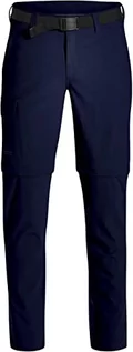 Spodenki męskie - Maier Sports Męskie spodnie trekkingowe Torid Slim Zip niebieski Night Sky 50 - grafika 1