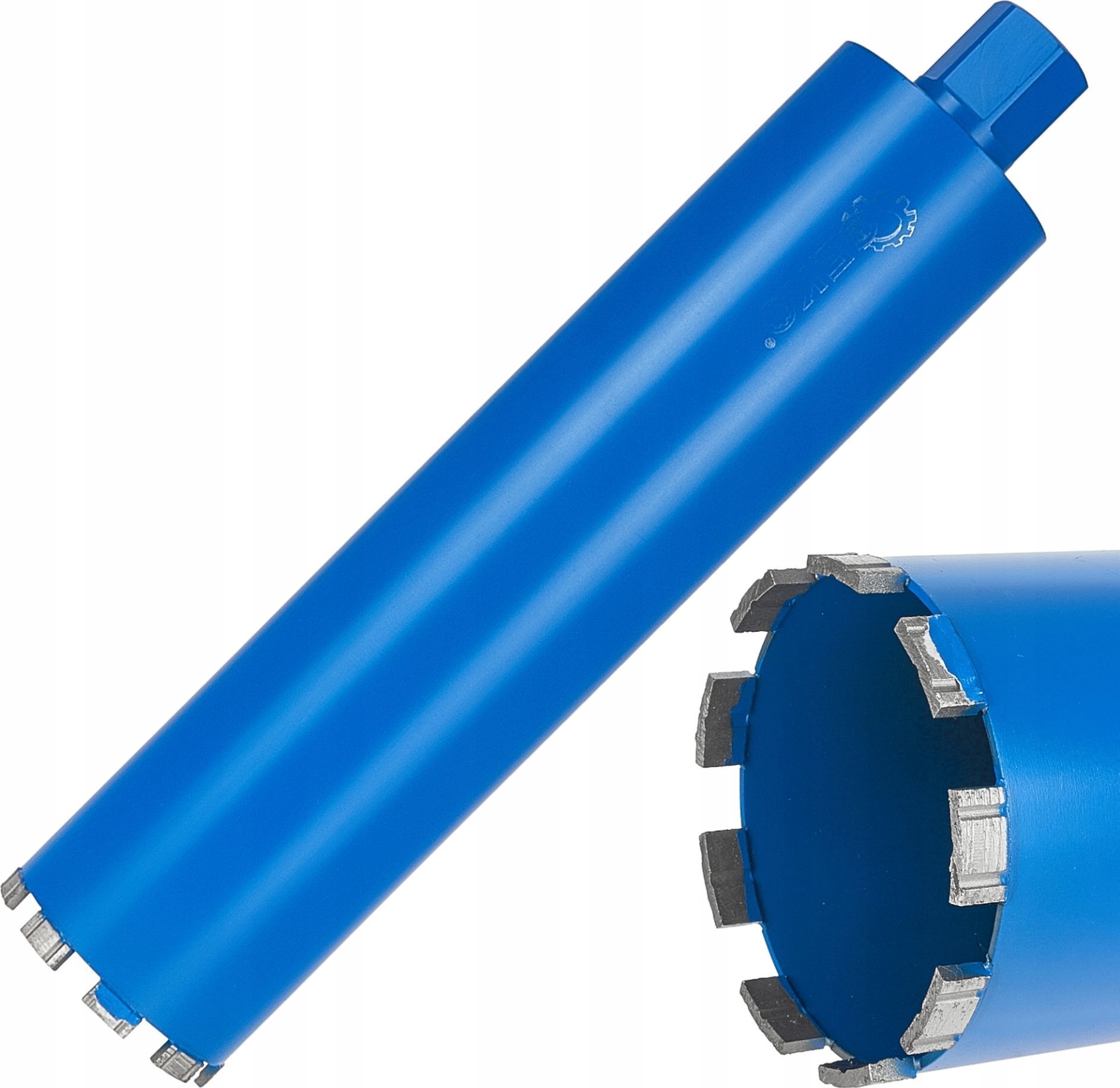 Geko Wiertło diamentowe koronowe do wiertnicy na sucho i mokro 102x10x450mm 9T 1.1/4