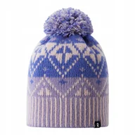 Czapki dla dzieci - Czapka dziecięca Reima Pohjoinen Liliowa roz. 48 - miniaturka - grafika 1