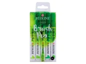 Kredki, ołówki, pastele i pisaki - Talens Ecoline Brush Pen zestaw 5 Green 11509906 - miniaturka - grafika 1
