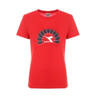 Koszulki i topy damskie - Koszulka damska DIADORA L.T-SHIRT SS GRAPHIC - miniaturka - grafika 1