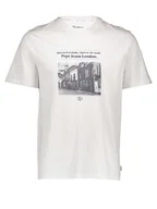 Koszulki męskie - Pepe Jeans Koszulka "Cooper" w kolorze białym - miniaturka - grafika 1