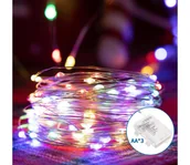 Lampy ogrodowe - Aigostar - LED Zewnętrzny łańcuch bożonarodzeniowy 100xLED/8 funkcji 10,3m IP44 wielobarwny - miniaturka - grafika 1