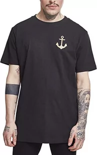 Mister Tee (misuq) męski Captain Tee, czarny, XS MT667 - Koszule męskie - miniaturka - grafika 1