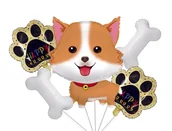 Balony i akcesoria - Zestaw balonów urodzinowych dla PSA 5 el. - miniaturka - grafika 1