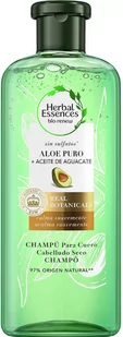Szampon do nawilżania włosów Herbal Essences Pure Aloe And Avocado Oil Shampoo 380 ml (8001841841403) - Szampony do włosów - miniaturka - grafika 1