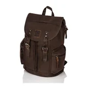 Plecaki - Plecak męski brązowy PAOLO PERUZZI GA414 - miniaturka - grafika 1