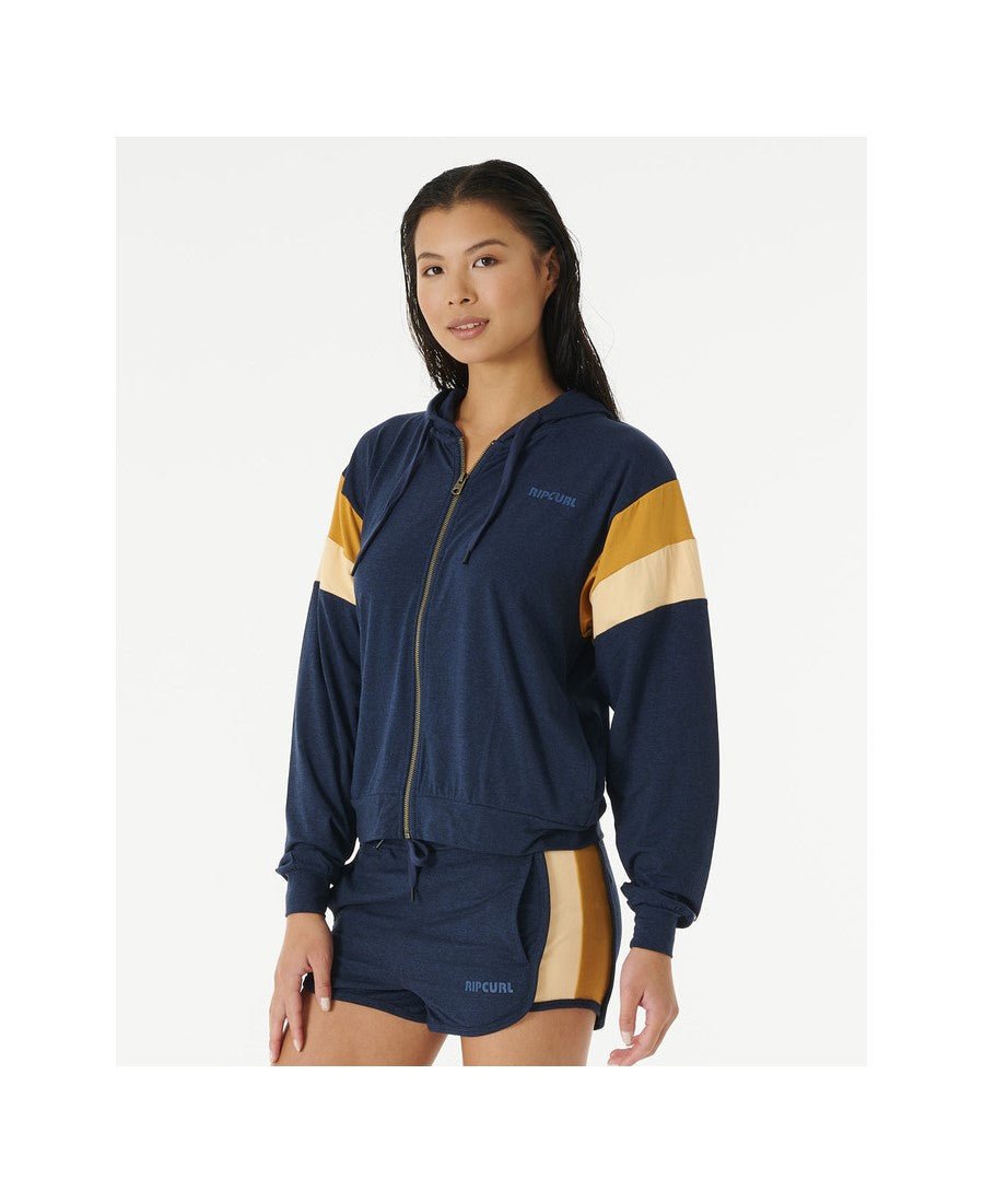 Bluza sportowa damska RIP CURL Run Swim Surf Zip Through Ii niebieski XL