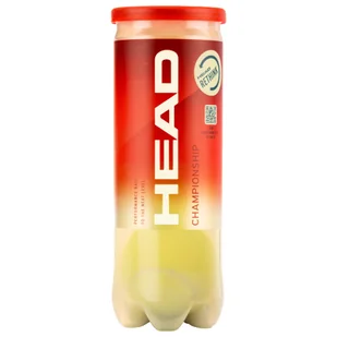 Piłki tenisowe Head  Championship (3 Pack) - Tenis ziemny - miniaturka - grafika 1