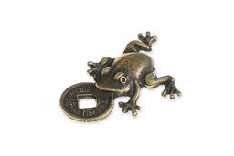 FIGURKA ŻABKA FORTUNY zwierzęta feng shui (aj1444) - Figurki dekoracyjne - miniaturka - grafika 1