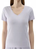 Koszulki i topy damskie - Koszulka damska 4F T-shirt w serek F1990 52S jasny fiolet L - miniaturka - grafika 1