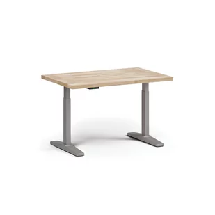 Stół warsztatowy z regulacją wysokości ULIX, elektryczny, 1200 x 800 x 690-1340 mm, podstawa szara - Stoły warsztatowe - miniaturka - grafika 3