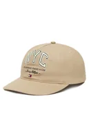 Czapki męskie - Tommy Hilfiger Czapka z daszkiem Flag Seasonal 5 Panel AM0AM13562 Beżowy - miniaturka - grafika 1