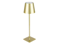 Lampy stojące - Lampa stołowa 3.5W 400lm CCT LED LINE TAZA 2x2000mAh 4in1 złota - miniaturka - grafika 1