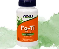 Suplementy naturalne - FO-TI 560mg (Rdest wielokwiatowy) suplement diety 100 kapsułek NOW - miniaturka - grafika 1