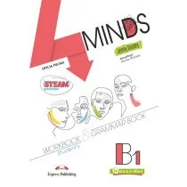 4 Minds B1. Student`s Workbook & Grammar Book + kod DigiBook - Książki do nauki języka angielskiego - miniaturka - grafika 1