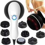 Masażery - Masażer Wibracyjny Zestaw 9 W 1 Do Wyszczuplania Ciała I Redukcji Cellulitu - miniaturka - grafika 1