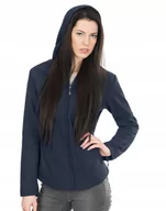Kurtki damskie - Softshell Kurtka Damska Termoaktywna 57258 L granat - miniaturka - grafika 1