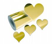 Scrapbooking - Naklejki złote serca scrapki glamour - miniaturka - grafika 1
